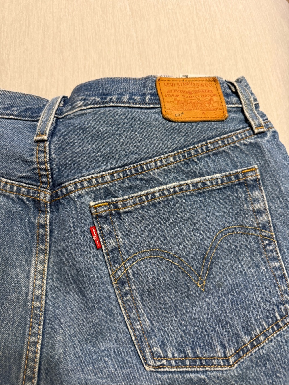 Levi's Women’s Blue Denim Jeans - Classic Back Pocket Style